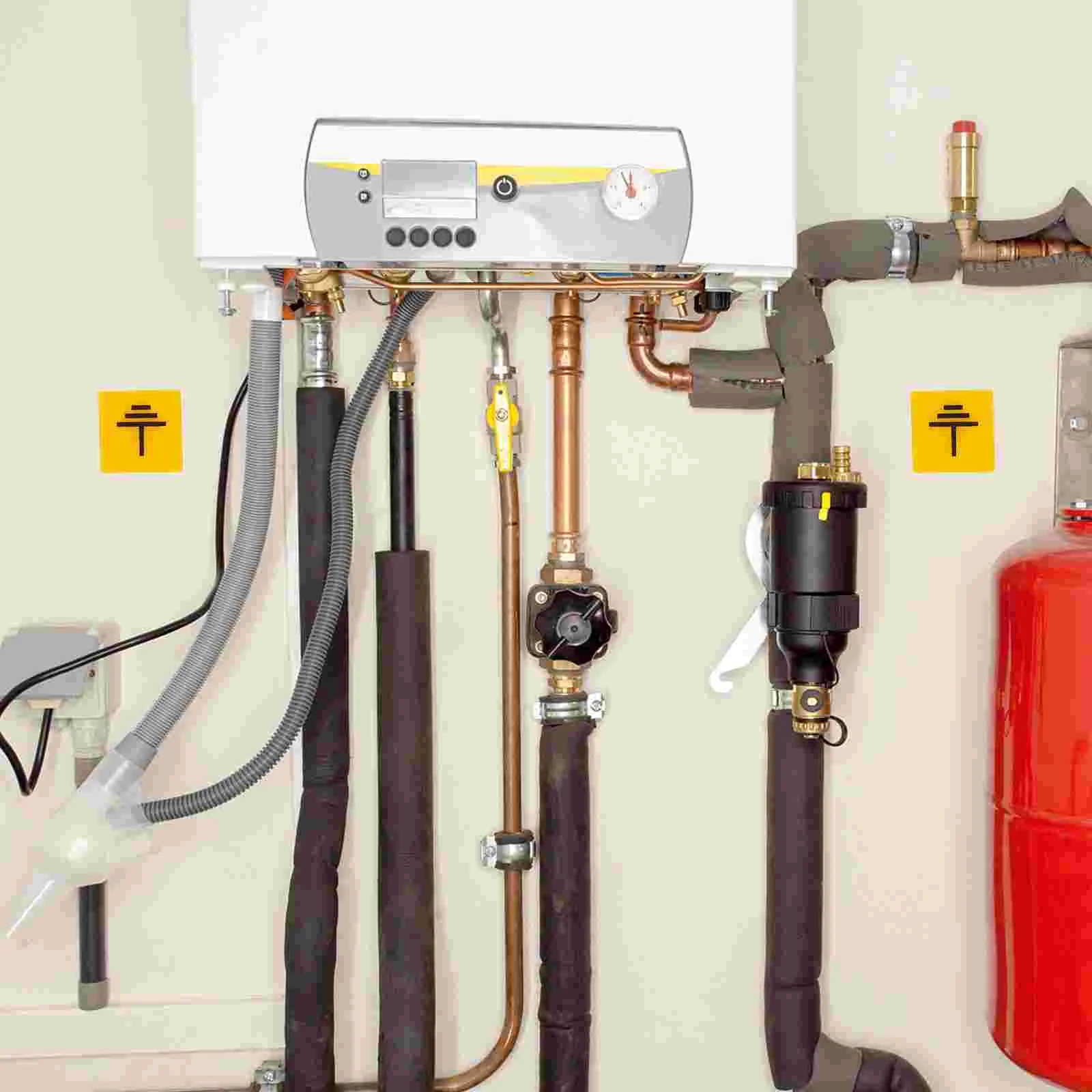 10 Pcs Electrical Grounding Stickers Connection Warning Security Panel Labels Fence Sign Equipment Decals Machinery Safety