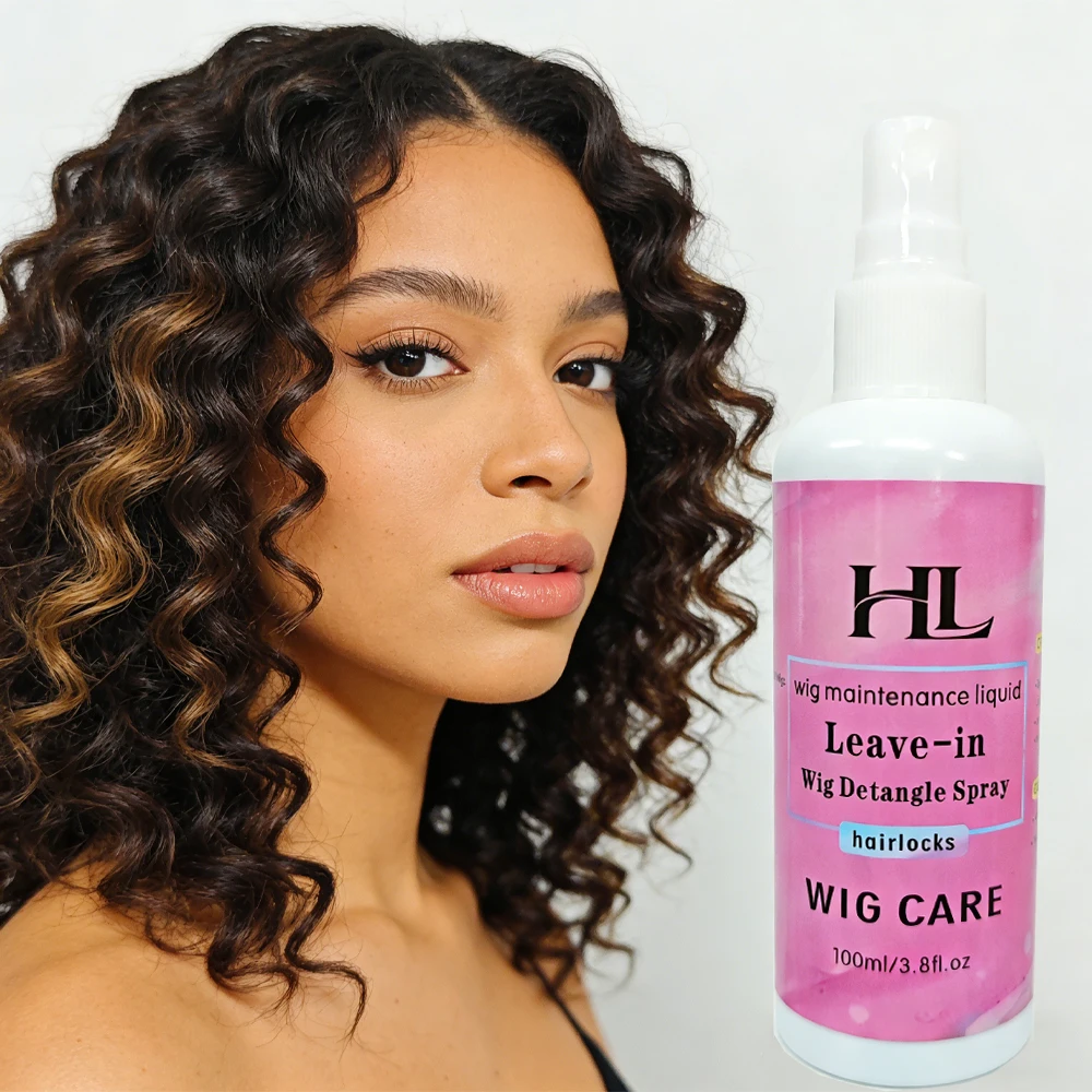 

100ml/PC Leave-In Wig Detangle Spray Maintenance Liquid for Wig Care Professional Quality Hair Care wig care Product