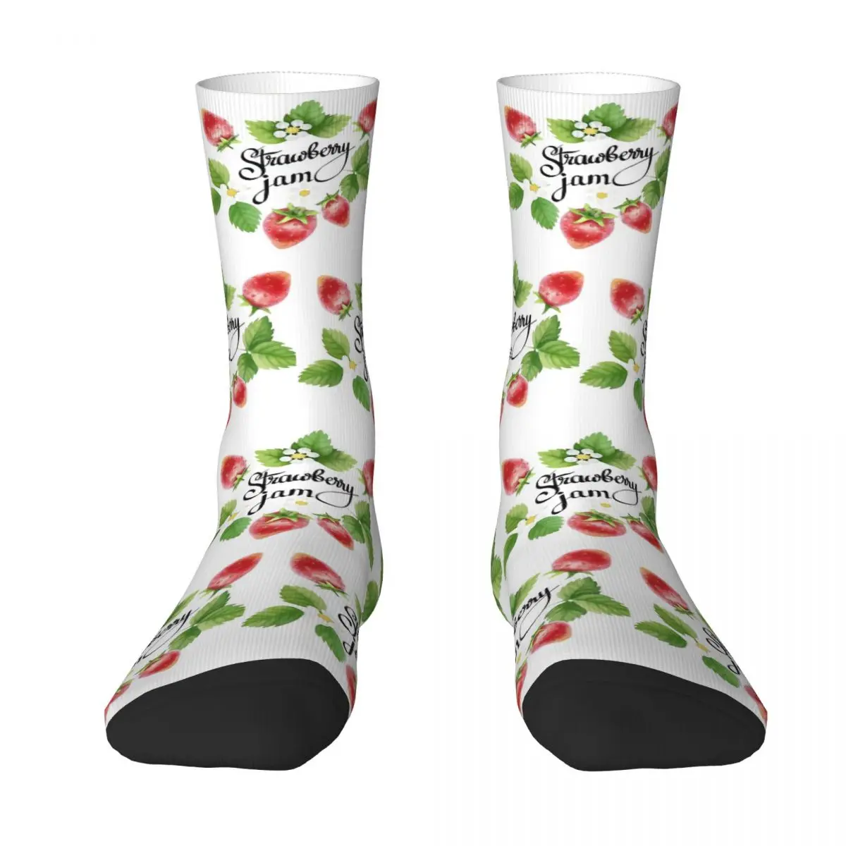 Strawberry Jam Unisex Winter Socks Warm Happy Socks Street Style Crazy Sock