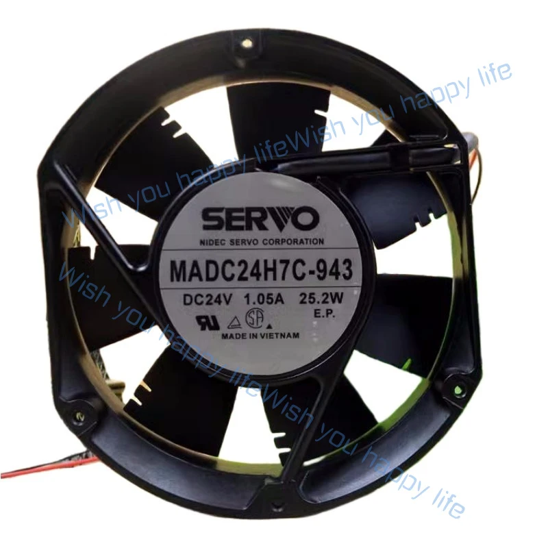 L... For SERVO MADC24H7C-943 24V 1.05A 25.2W Wei Ken Inverter Dedicated Cooling Fan