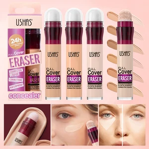Ushas 12 -color liquid concealer, moisturizer, rotary sponge, long -term, lightweight, multipurpose, base makeup 12 Main Sales All for 1 Real and Free Shipping Makeup - №4