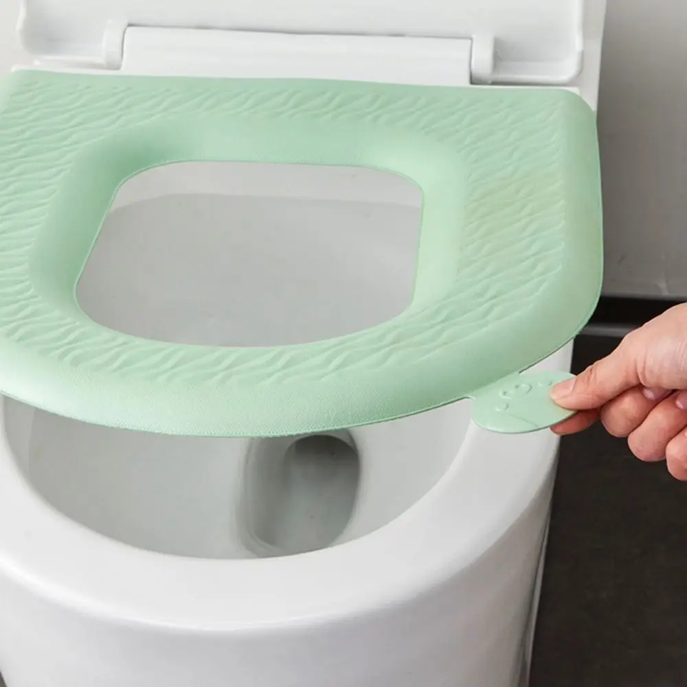 Toilet Accessories Waterpoof Toilet Seat Cover EVA Thickened Toilet Cushion Soft Portable Closestool Mat Bathroom