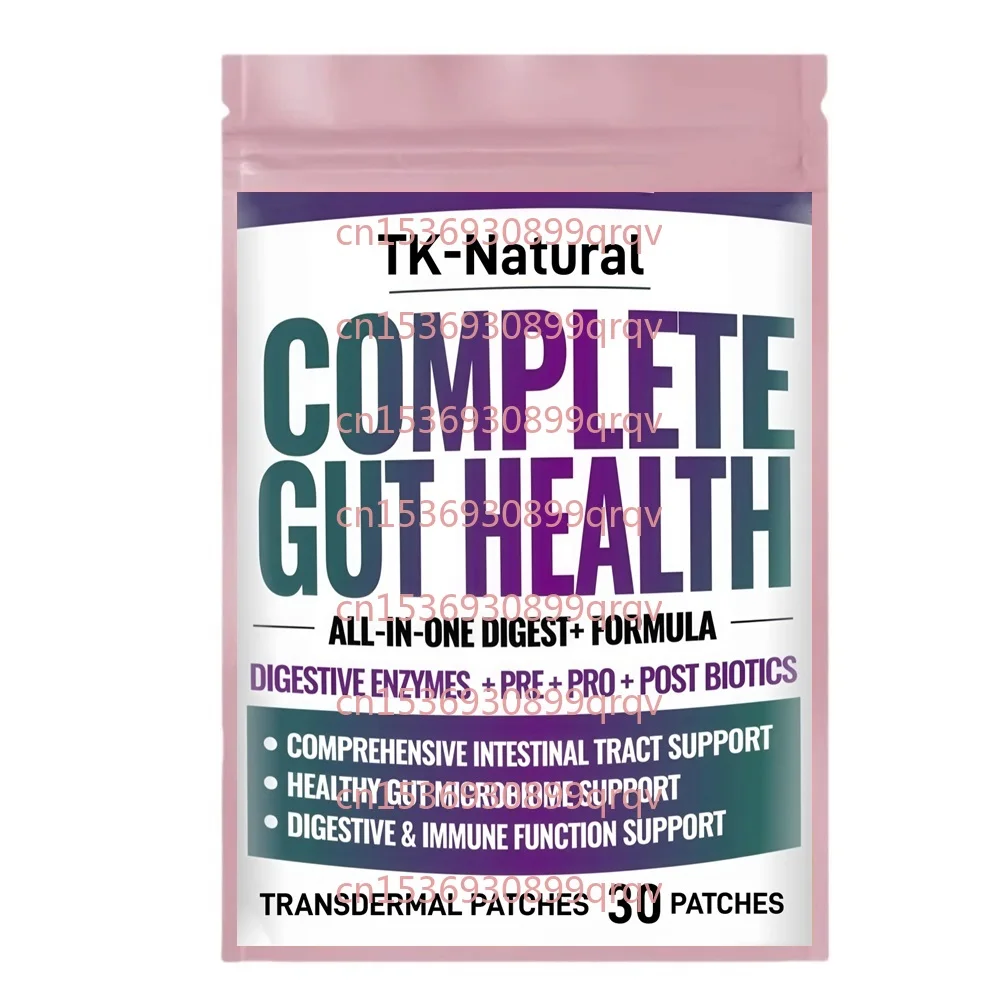 30 Patches Patches Transdermicos Gut Health - Apoia o Equilíbrio Digestivo e Bem-Estar
