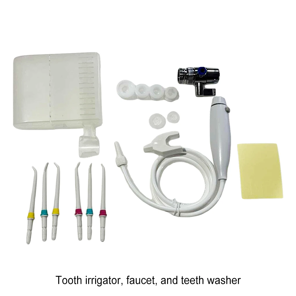 Faucet Oral Irrigator Water Jet For Cleaning Toothpick Teeth Flosser Dental Irrigator Implements Dental Flosser Tooth Cleaner
