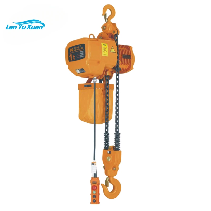 

Kawasaki CE certified electric chain block working duty level M5 electric hoist 2 ton 3 ton chain hoist