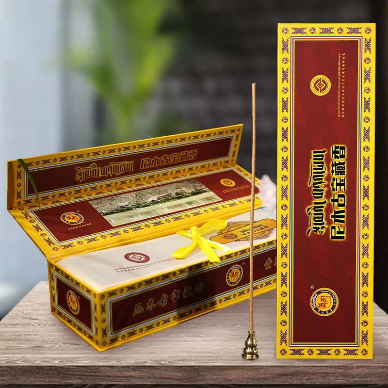 

25cm Natural Tibetan Fragrance Pure Handmade Thread Incense Home Indoor Buddha Incense Mellow Aroma Soothing Spirit Fresh Air