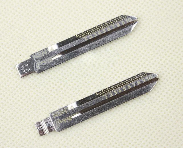 10pcs/lot LISHI HU66 HU64 HU100 hu101 NSN14 HON66 Engraved Line Key Blade