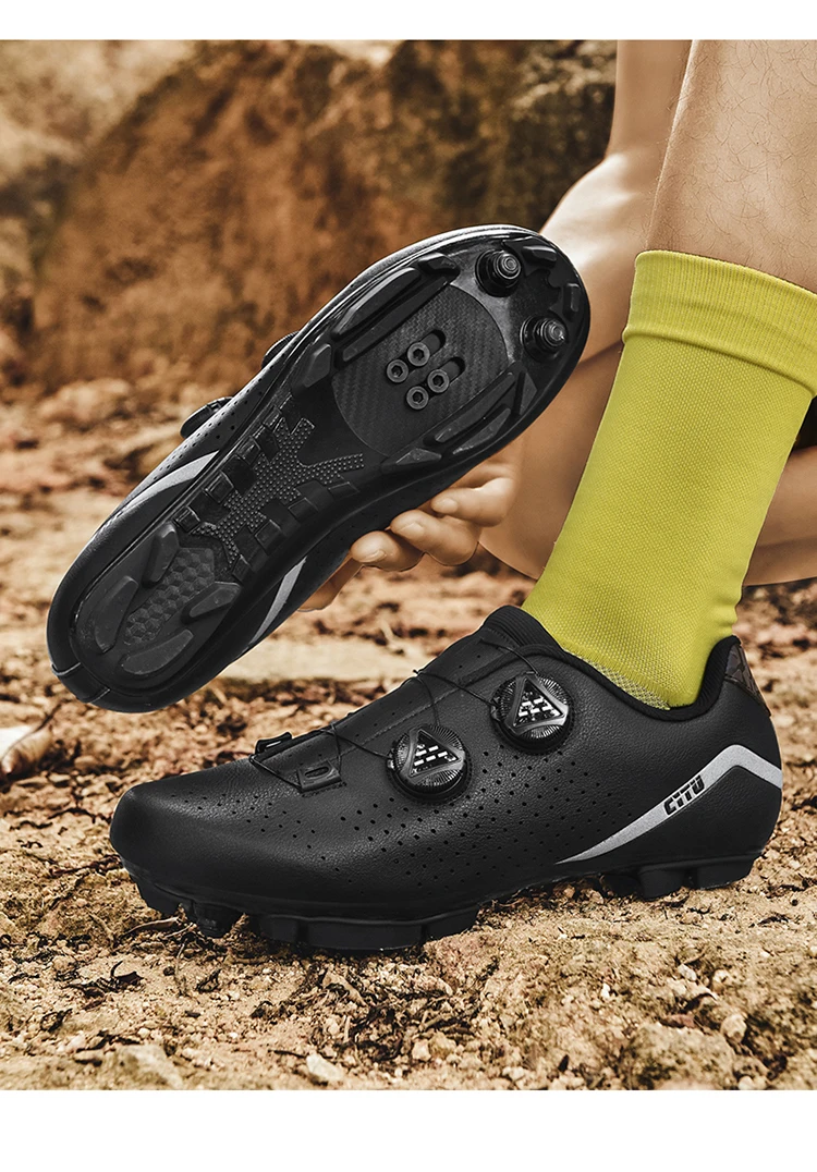 Fahrradschuhe für Herren, professionelle SPD-Rennradschuhe für die Straße, MTB-Mountainbike-Schuhe, lockfreie Fahrradschuhe für Damen – Detail 32