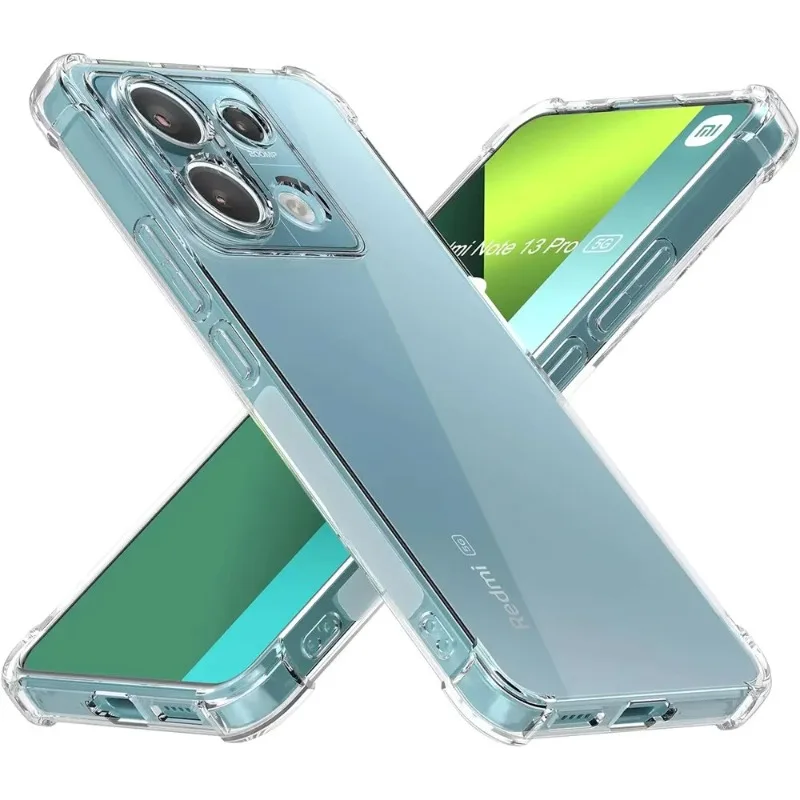 Clear Phone Case For Samsung Galaxy S26 S25 S24 S23 S22 S21 Ultra S24FE S25EDGE A57 A56 Shockproof Transparent TPU Bumper Cover