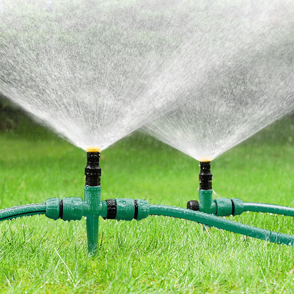 5pcs Water Sprinkler 360 Degree Rotation Irrigation Watering Sprinkler Corrosion Resistant Easy Install for Park
