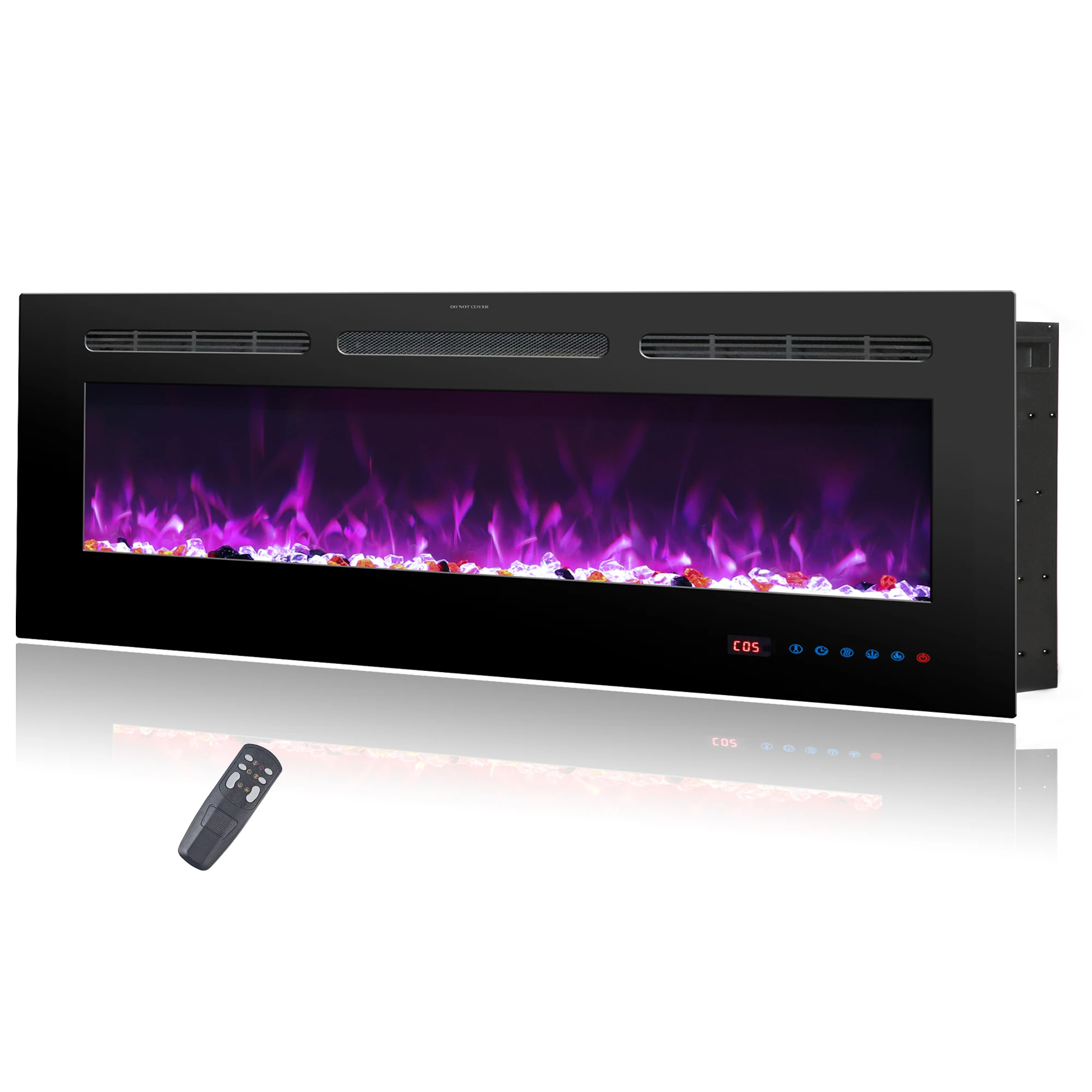 

Luxstar 60-дюймовый современный светодиодный электрический каминный обогреватель, дешевый для использования в помещении с мощностью 1500 Вт и защитой от перегрева для домашнего использования