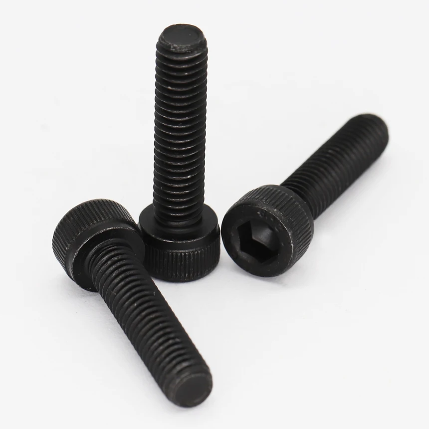 M1.4 M1.6 M2 M2.5 2/3/4/5/8/10/15/20-50mm DIN912 12.9 Grade Steel Full Thread Inner Hexagon Hex Socket Allen Head Cap Bolt Screw