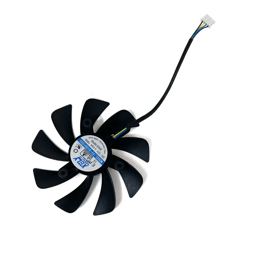 Ventilador de refrigeração para MSI, GeForce GTX 1660, SUPER AERO, GTX 1660Ti, placa de vídeo, XY-D10015SH, 4Pin, 95mm