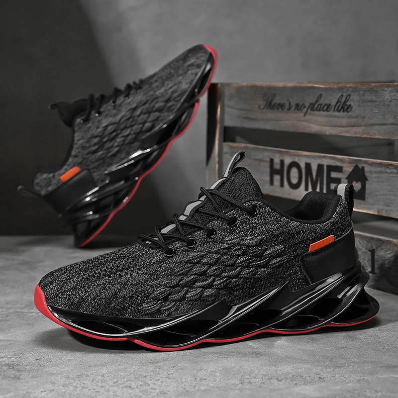 

Новые мужские кроссовки Blade Dad Shoes 2026 года, ультралегкие, амортизирующие, с мягкой подошвой, большие размеры, повседневные спортивные туфли