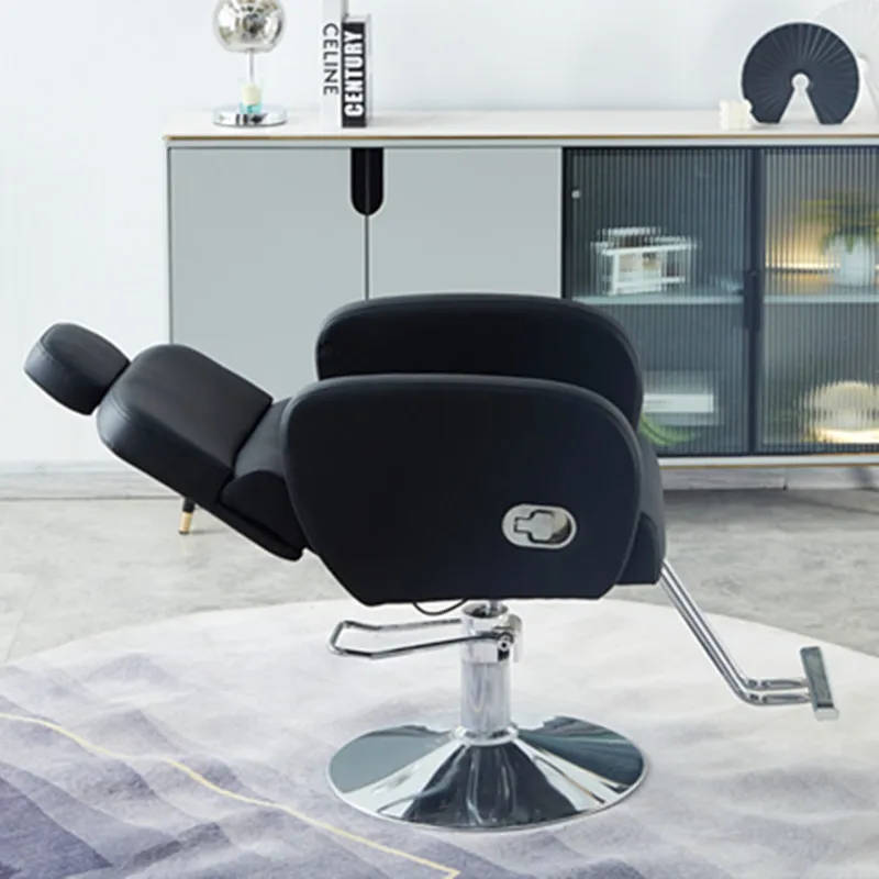 

Swivel Ergonomic Barber Chairs Pedicure Hairdressing Luxury Professional Barber Recliner Cadeira De Barbeiro Salon Furniture