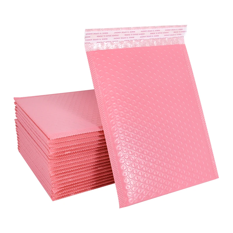 

1/2/3/4/5pcs Pink Black Bubble Padded Mailing Foam Self Seal Envelope Gift Packaging Bag Waterproof Bubble Mailers Shipping Bags