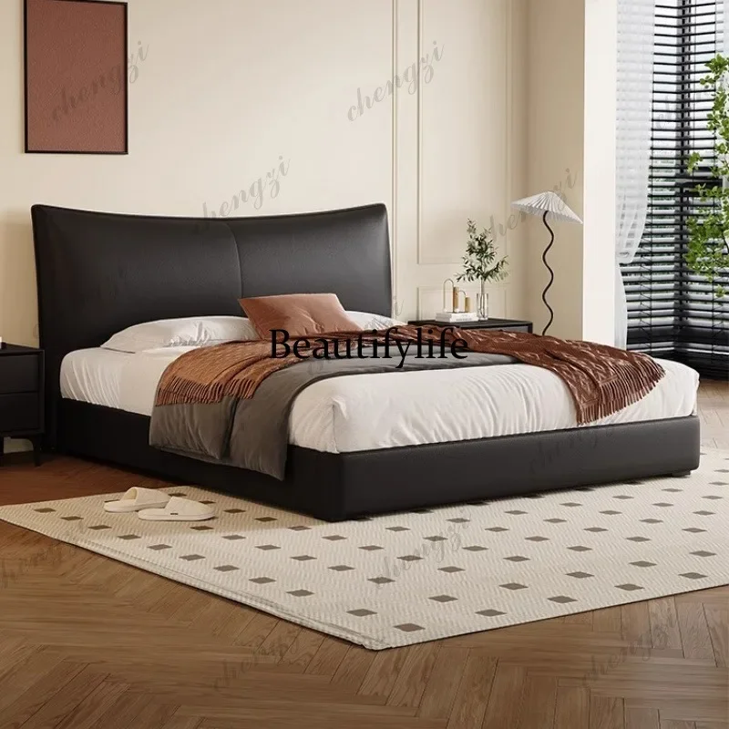 R134 Design Frame Double Bed Mattress Sheets Frame Modern Double Bed High Cheap Camas Matrimoniales Bedroom Furniture Set