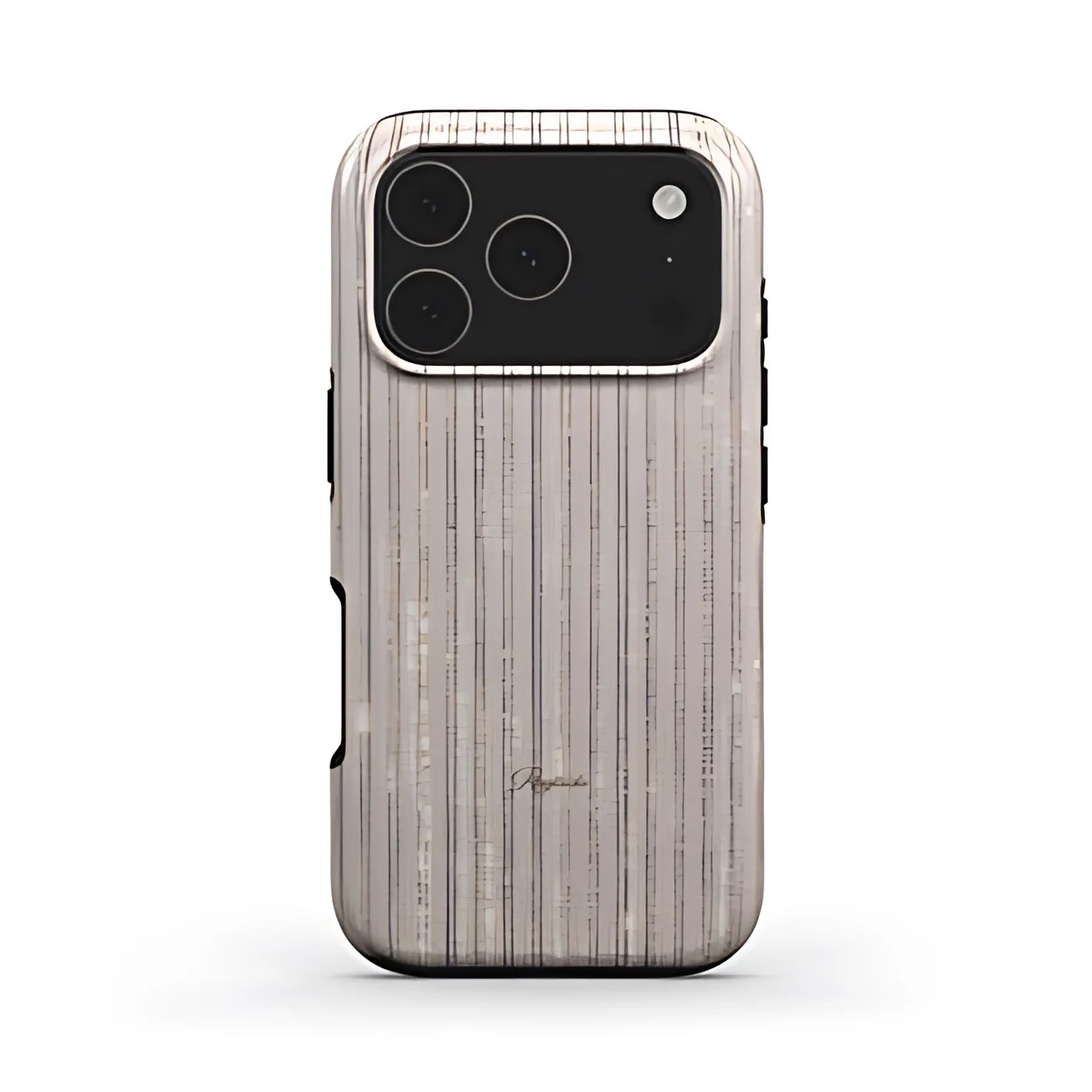 Grey Stripe Texture Phone Case for Samsung Galaxy S20 S23 S24 S25 S26 FE Plus Ultra Edge 4G 5G Luxury Double-layer Back Cover