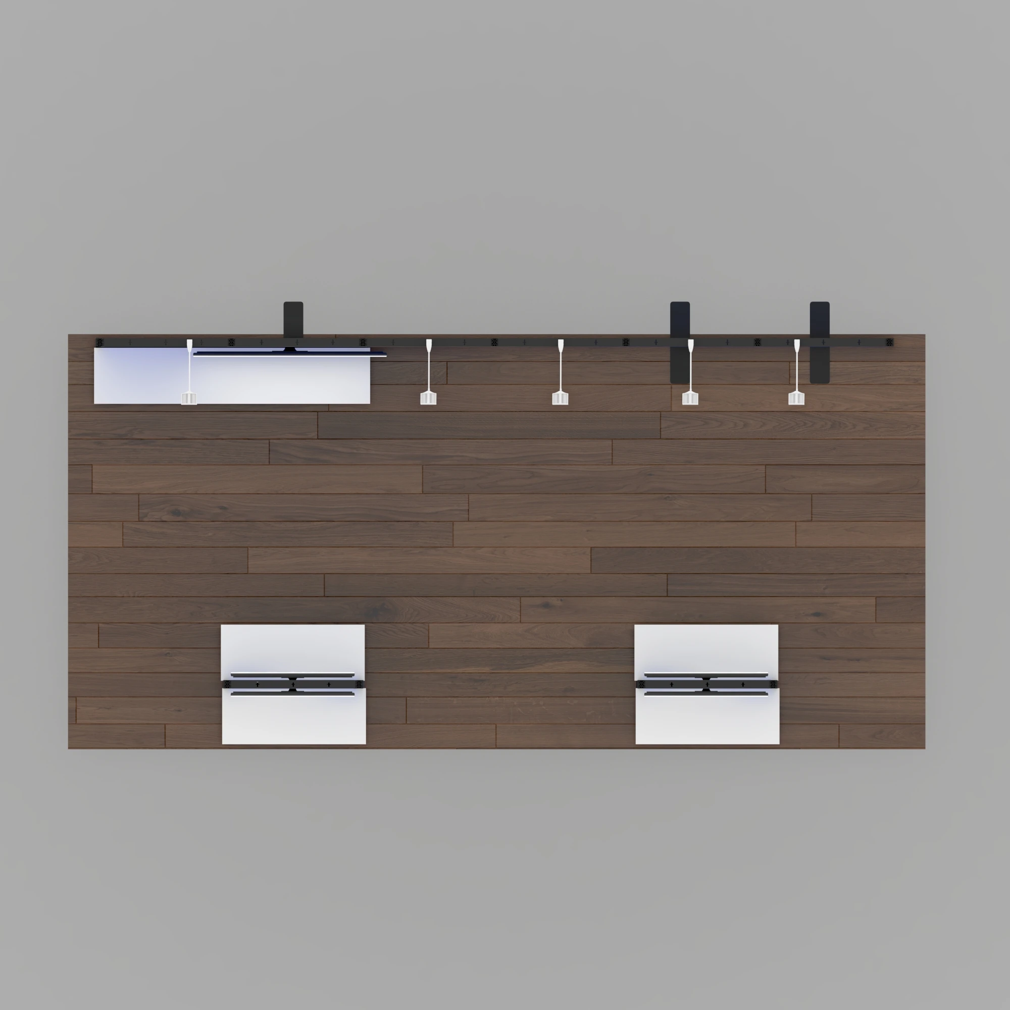 Senza attrezzi 10 x 20 Espositore per esposizioni commerciali personalizzato Supporto da favola Cabina mobile per presenze con struttura in metallo con ripiani da banco