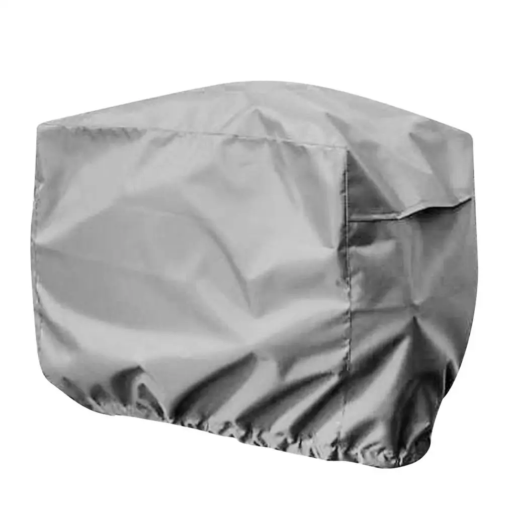 Outboard Boat Engine Cover Waterproof Oxford Sun Rain Protector Shell for Marine Accessory Installation