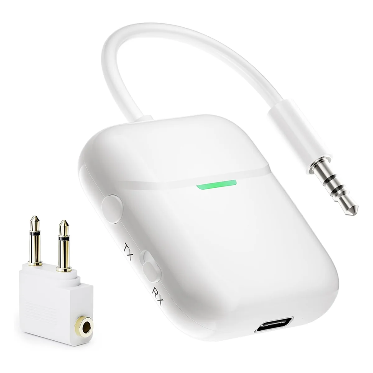 2025+Bluetooth Wireless Audio Sender Empfänger, Bluetooth-Adapter für alle 3,5-mm-Buchsen