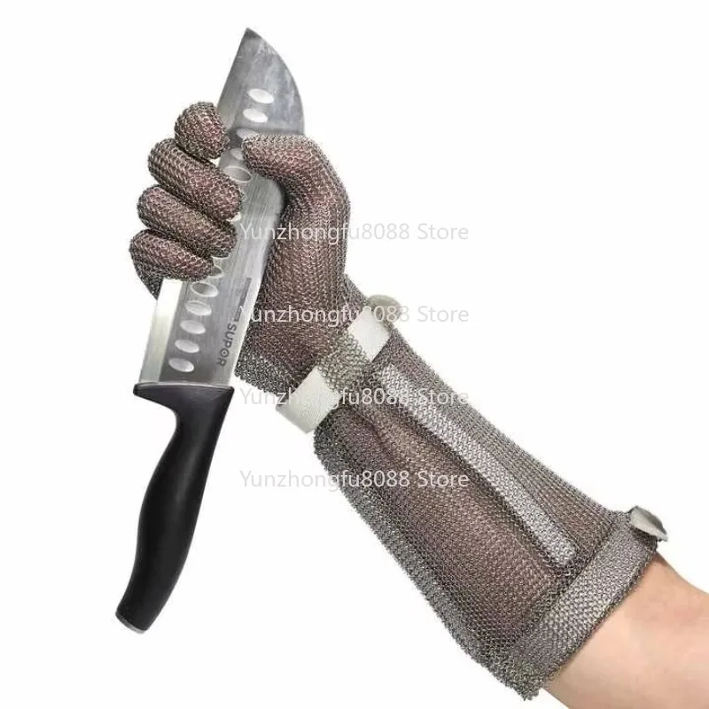 A9 Anti-rust Stainless Steel Wire Metal Mesh Chain Gloves
