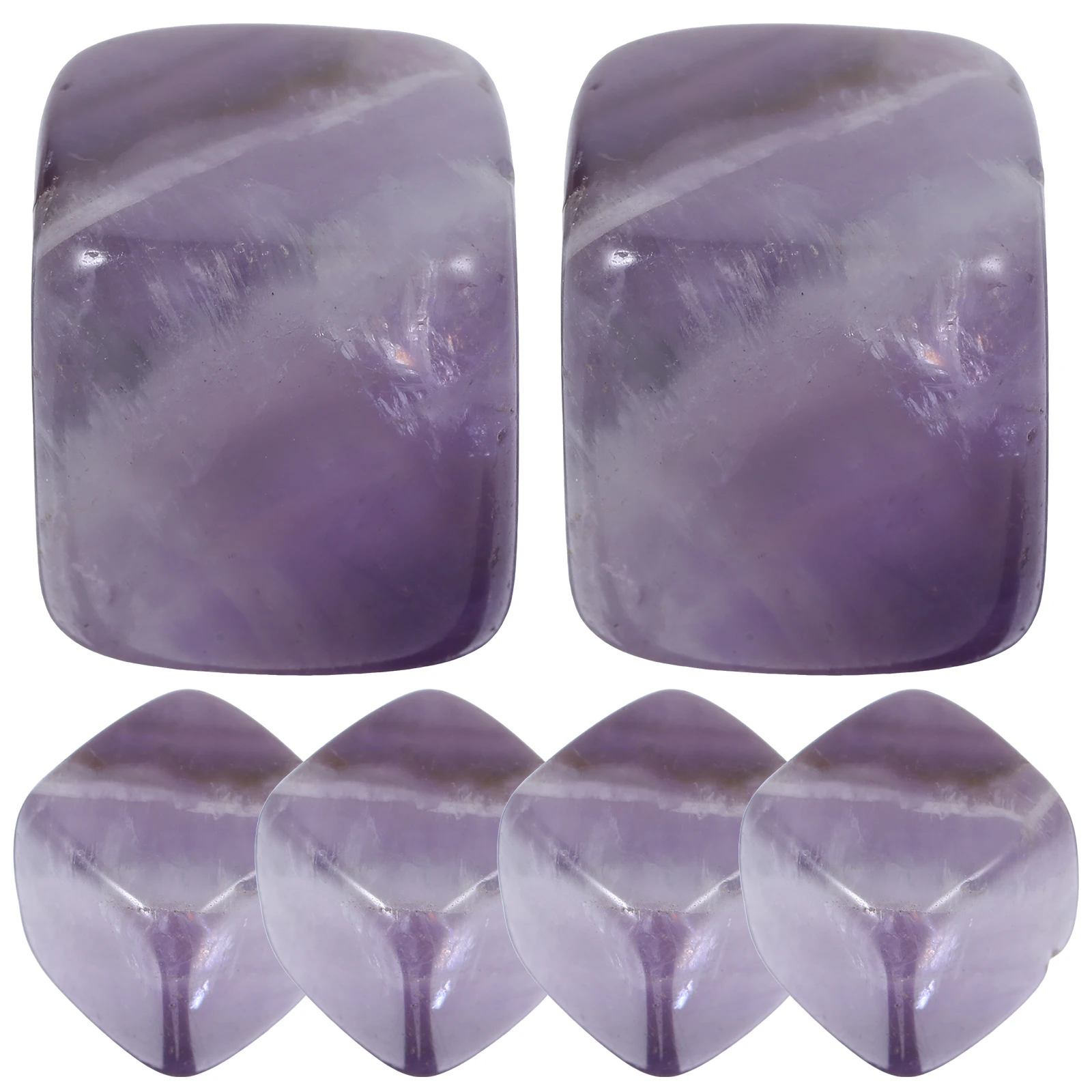 

6 pcs Stones Ice Cubes Reusable Crystal Drink Wine Home Use Sturdy Long Lasting Reusable Ice Cubes For