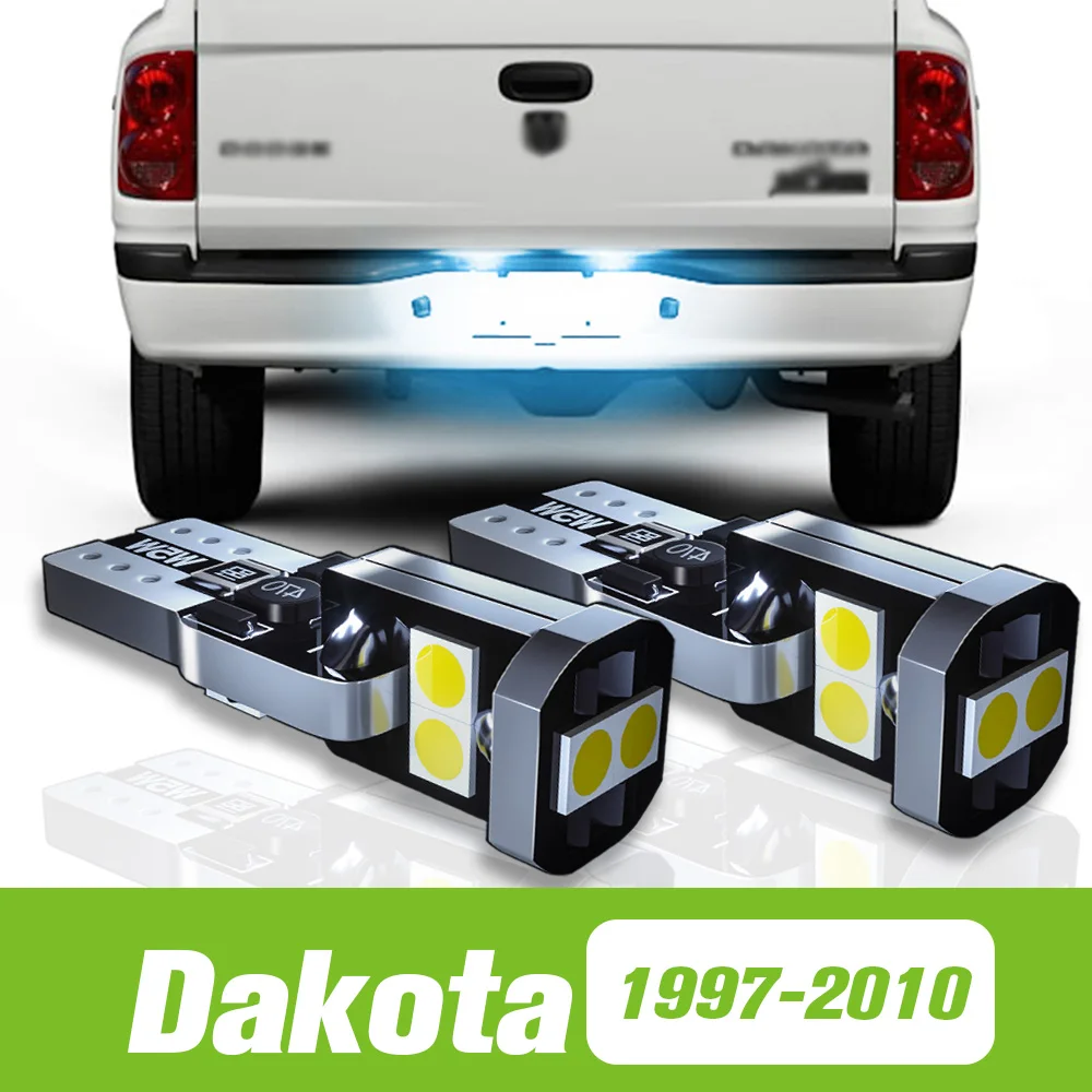 

2pcs For Dodge Dakota 1997-2010 LED License Plate Light 1998 1999 2000 2001 2002 2003 2004 2005 2006 2007 2008 2009 Accessories