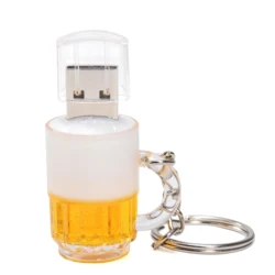 JASTER Beer Cup Model USB Flash Drive 128GB Creative Gifts Memory Stick Free Key Chain Pen Drive 32GB High Speed Pendrive 16GB