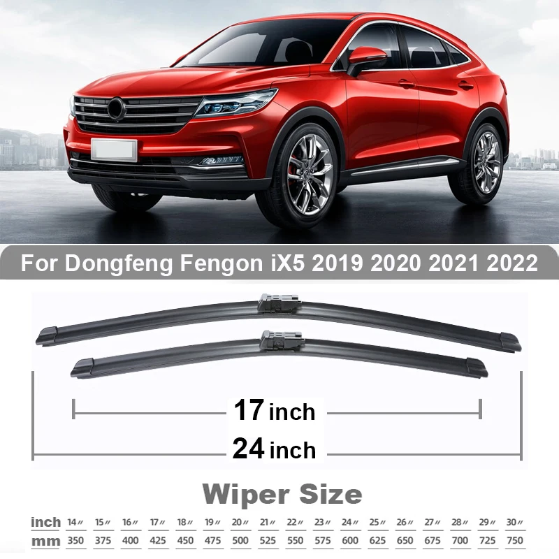 TONLINKER Wiper Blades For Dongfeng Fengon iX5 2019 2020 2021 2022 Car Accessories Front Windscreen Wiper Blade Brushes Cutter