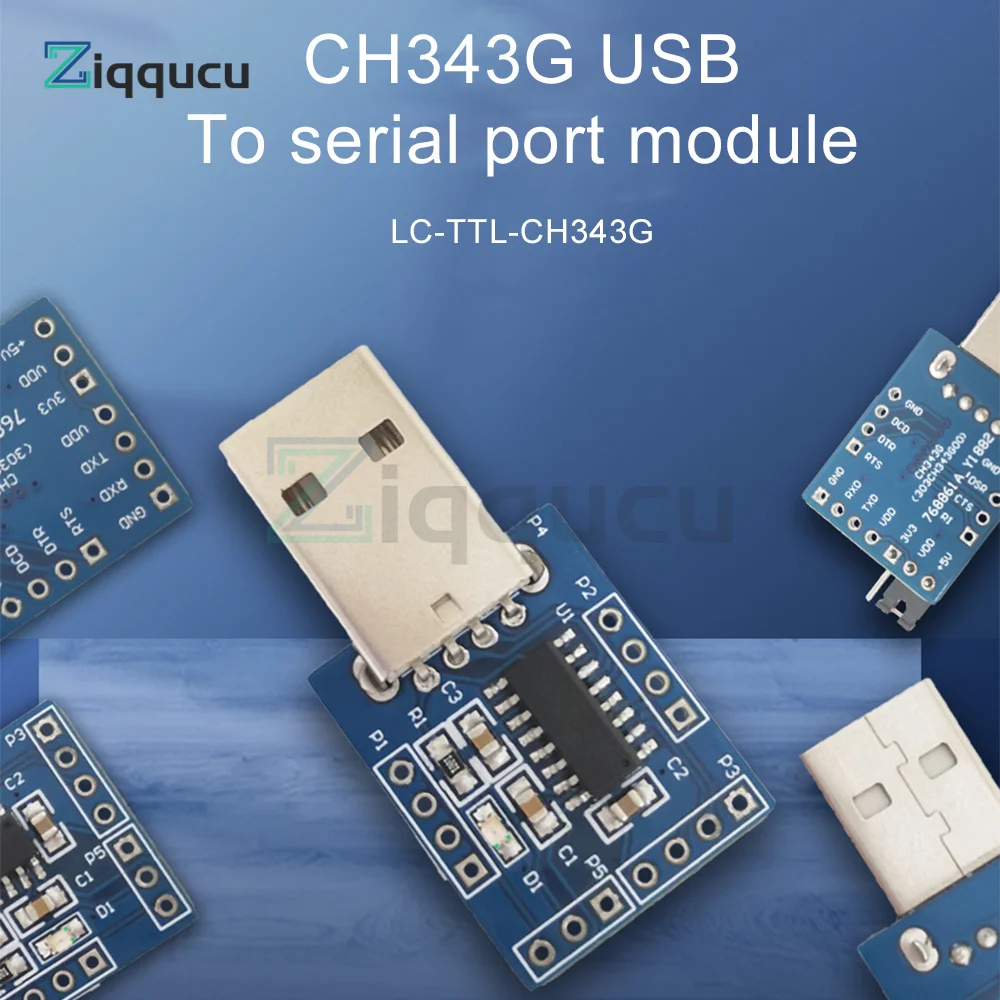 USB to TTL Converter CH343G USB to Serial Port Module Compatible with USBV2.0