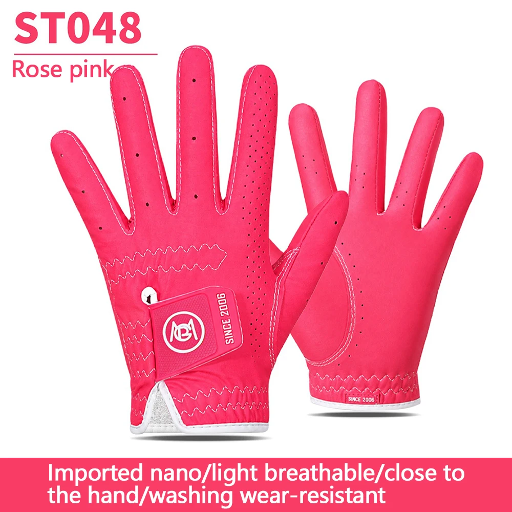 PGM Kinder-Golfhandschuhe, ein Paar, bequeme, rutschfeste Handschuhe für Mädchen und Jungen, atmungsaktive, elastische Sport-Handschuhe, Golf-Hilfsmittel – Detail 6