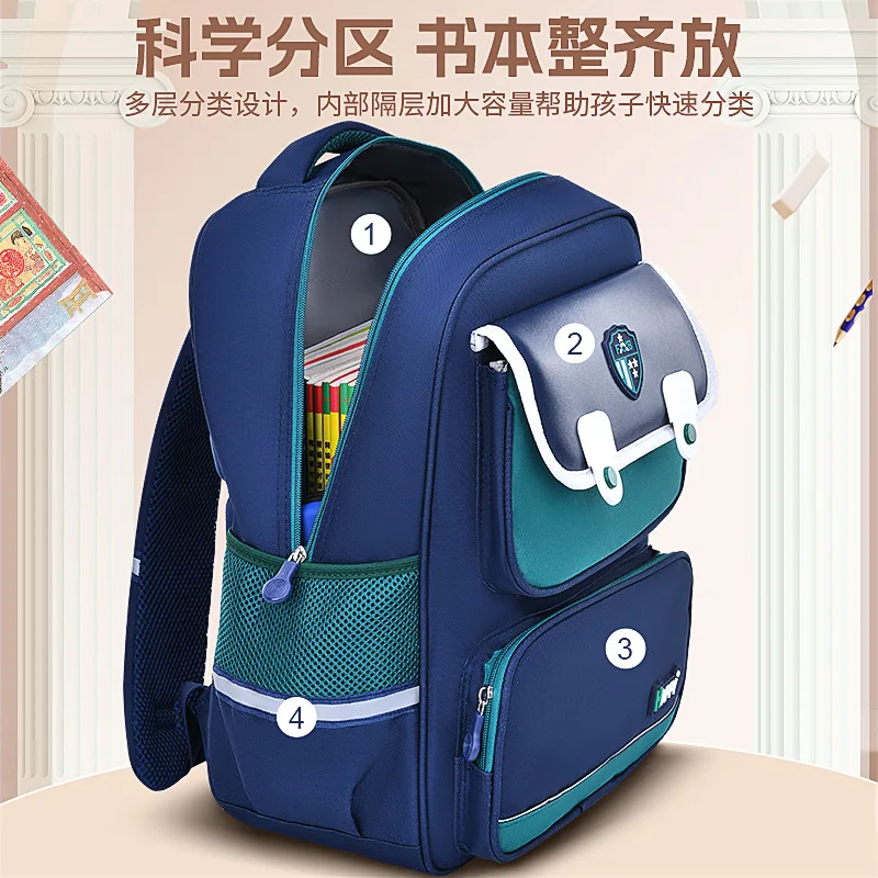 Kids Backpack Children School Bags Girls Boys Orthopedic School Backpack Waterproof Primary Schoolbag Book Bag Mochila Infanti