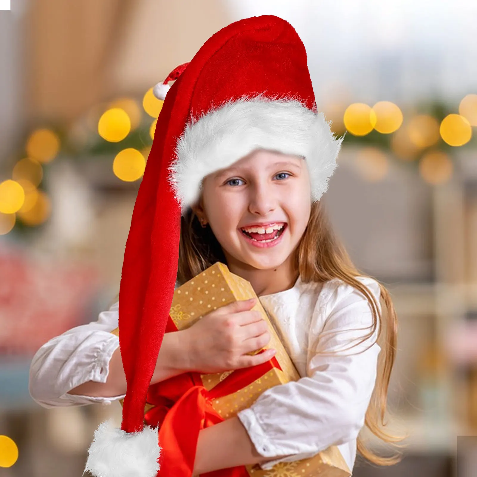 Long Christmas Adult Red Gnome Hat Festive Party Accessory Winter Holiday Costume Outdoor Santa Hat Christmas Accessories
