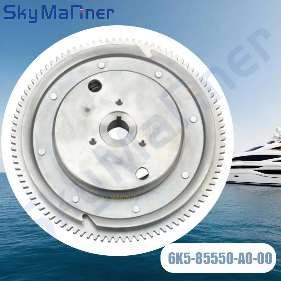 

Outboard Rotor Assy 6K5-85550 for Yamaha Outboard 2 Stroke 50HP 60HP 70HP 6K5-85550-A0-00 6K5-85550-A0 Boat Motor Part