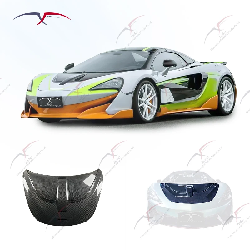 

New Carbon Fiber Car Modification Hood Decoration Parts Suitable for 570 540 600LT Carbon Fiber Hood Body Kit