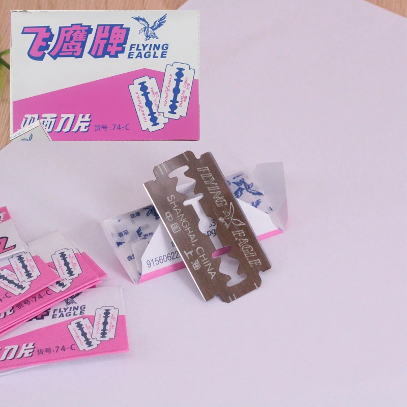 

30/50Pcs Men Safety Razor Double Edge Stainless Steel Classic Mens Shaving Sharp Hair Removal Shaver Blade Wholesale