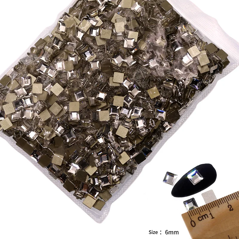 VDD P501-P540 Großhandel 1440 Stück Glas-Kristall-Strasssteine mit flacher Rückseite, Glitzersteine für Nagelkunst, DIY-Bastelarbeiten und Dekoration – Detail 9