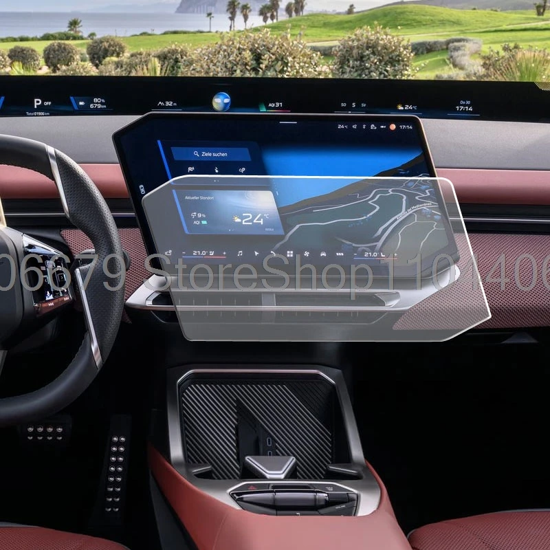 For BMW iX3  2026 Car infotainment radio GPS Navigation Tpu Screen protector film anti- Scratch interior car accessories