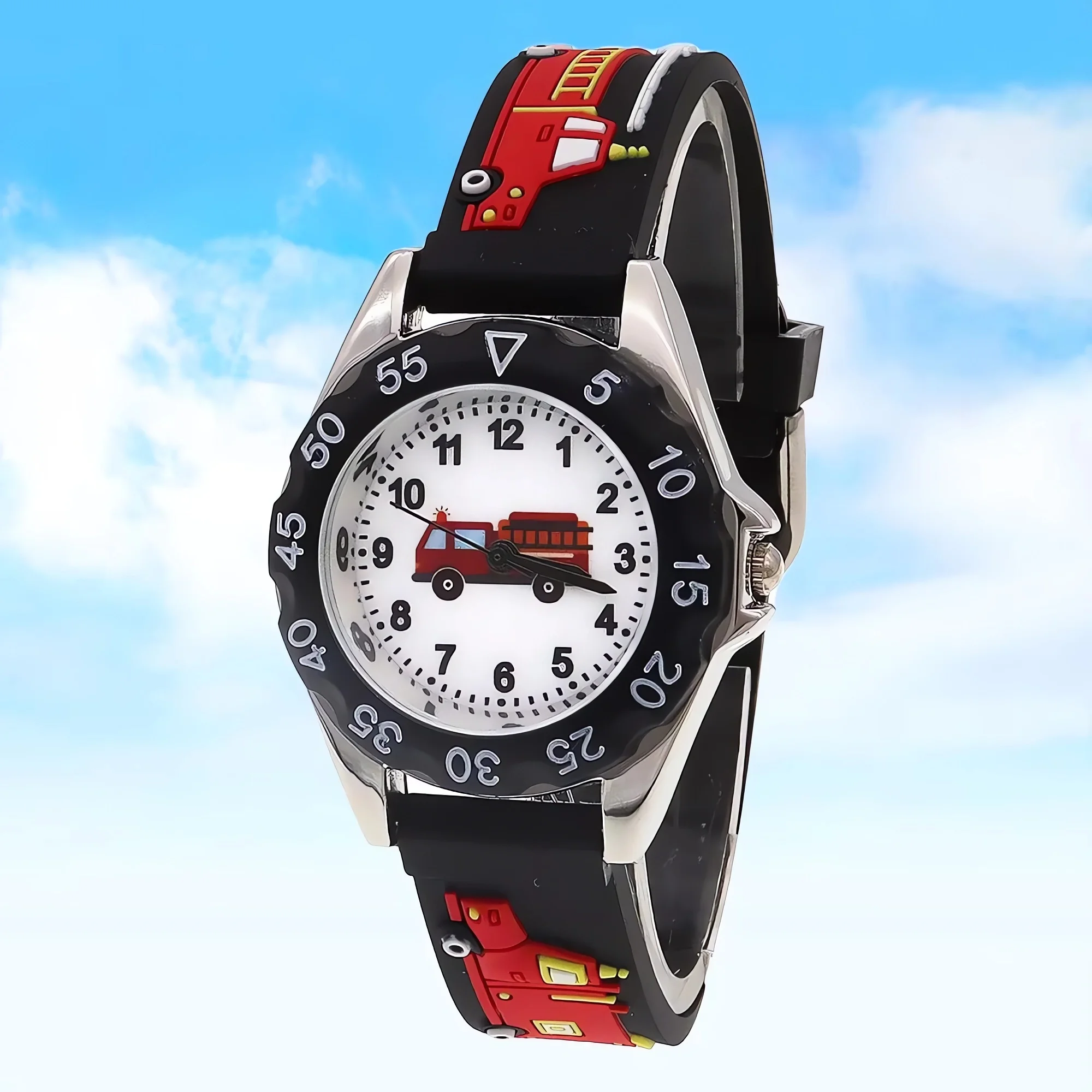 Students Quartz Wristwatch Casual Digital Boys Watch Children Watch Birthday Gift