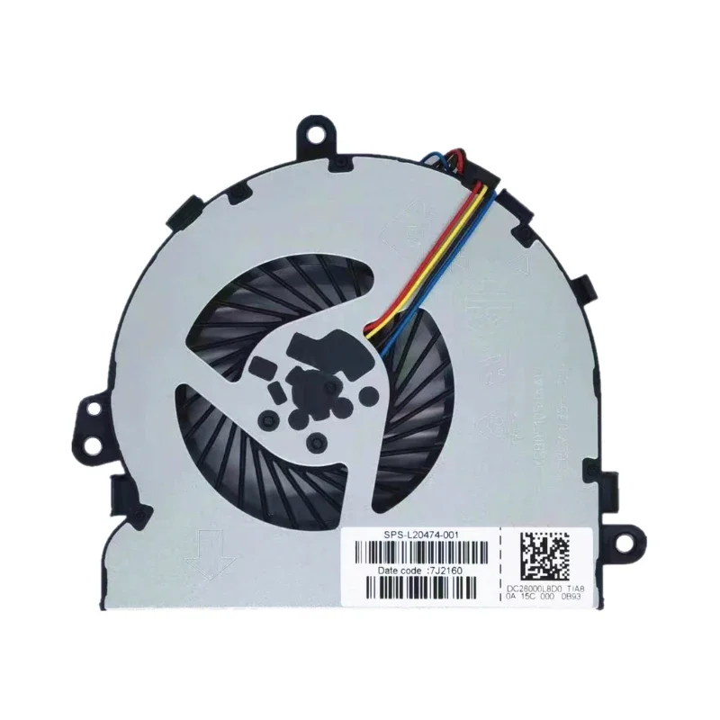 CPU Cooling Fan For HP 15DA 15-DA001 DA002, da0014TX 15-DB Series L24580 Laptop Cooler Fans KSB05105HADZ6 DC28000L6D0 L20473-001