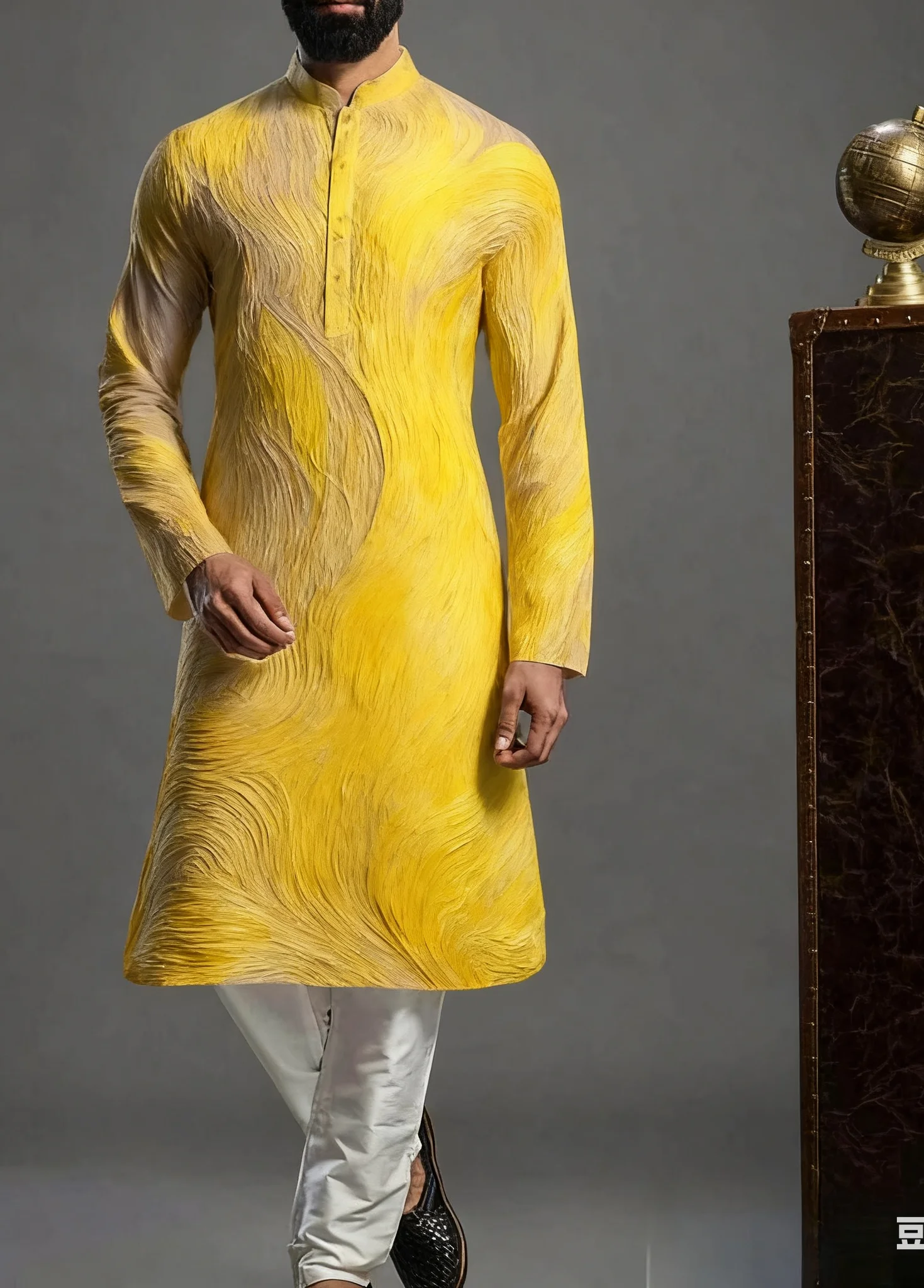 Kurt Modelli stampati digitali da uomo con molteplici kurtaasuha Robe regolare alla moda e vestibilità casual adatta a tutte le occasioni