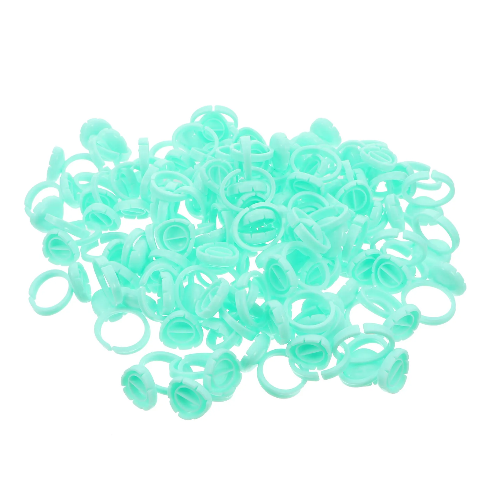 

100Pcs Ring Cup for Eyelash Extensions High Quality Pigment Container with Fine Workmanship Lash Makeup Tool Supply