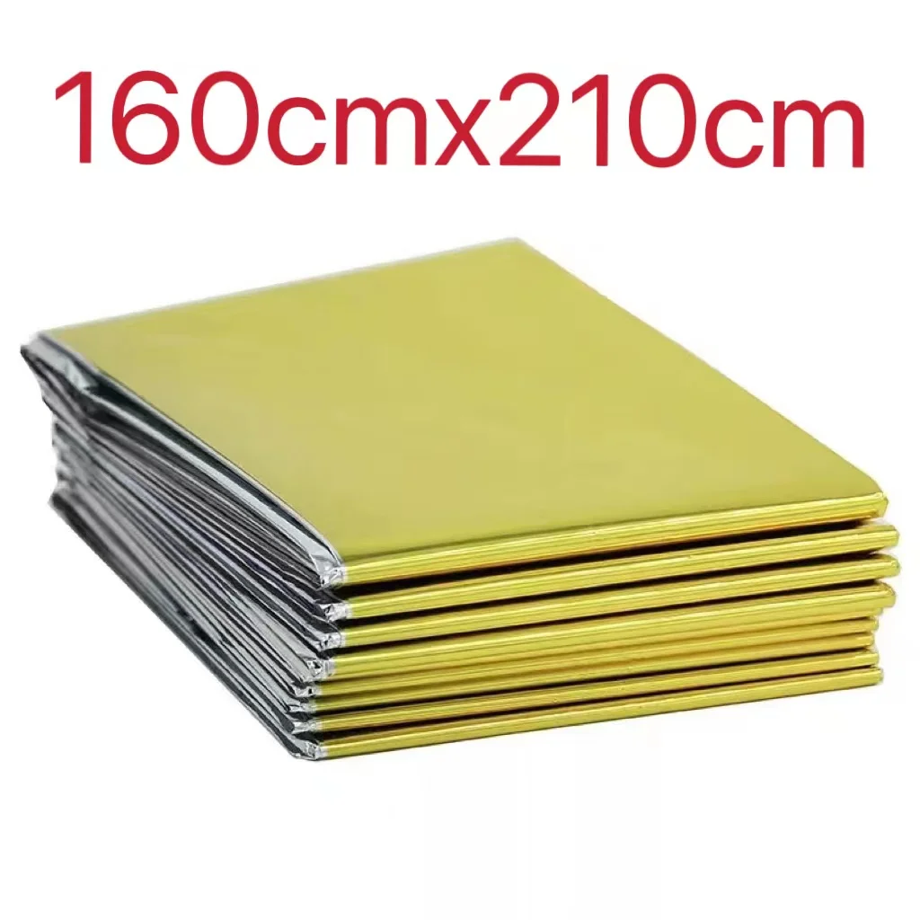 VITCOCO 160*210CM Emergency Blanket Low Temperature Rescue First Aid Kit Insulation Blanket Lifesaving Warm Insulation