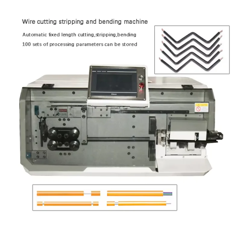 Factory Price S-35B3D Automatic 3D Bender Machine Small Wire Bend Machine Hard Wire Cutting Stripping Bending Machine