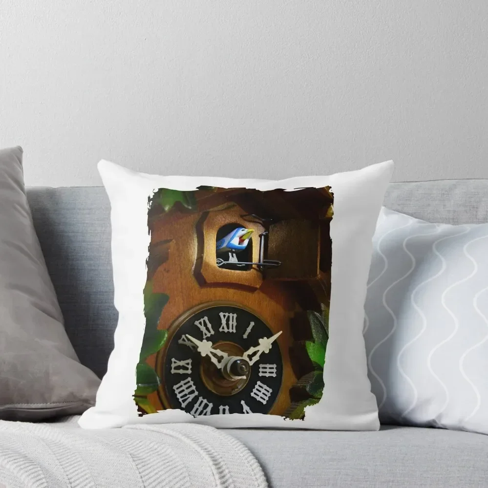 

Cuckoo clock 1.0 Throw Pillow Plaid Sofa luxury throw pillow covers pillow