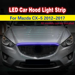 Car Led Light Strip for Mazda CX-5 2012-2017 Daytime Running Light Exterior Decor Lights Flexible Auto Atmospere Lamp Car Light