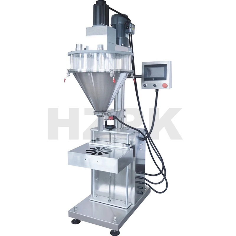 Enchimento de pó semiautomático