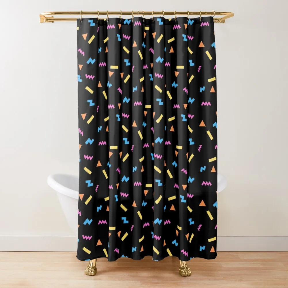 

Throwback Pattern Shower Curtain Bathroom Shower Set For Set Luxury Curtain
