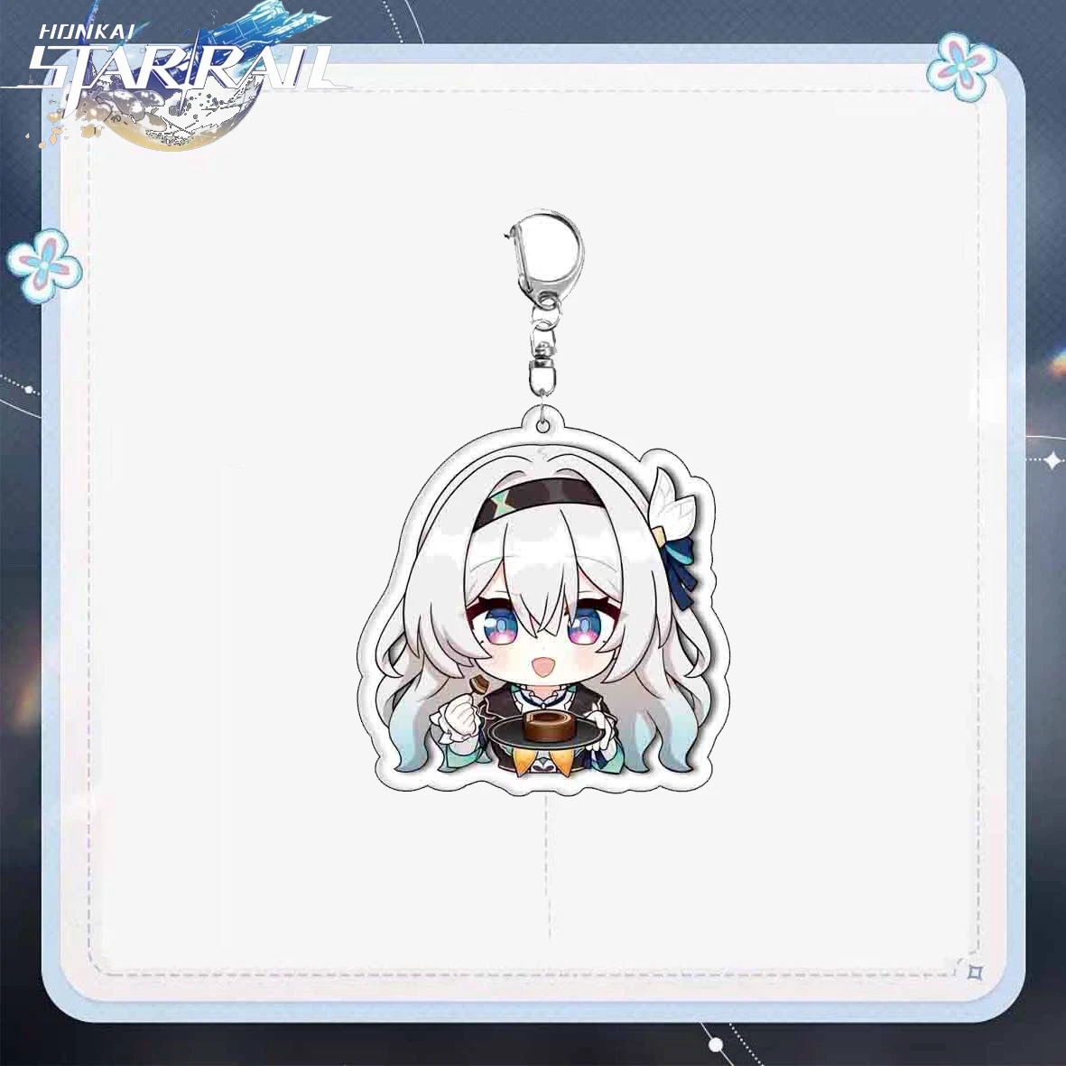 Honkai Star Rail Firefly Anime Sleutelhanger Sleutelhanger Ring Acryl Auto Sleutelhanger Party Hanger Meisjes Jongens Firefly Cosplay Kostuum Acc